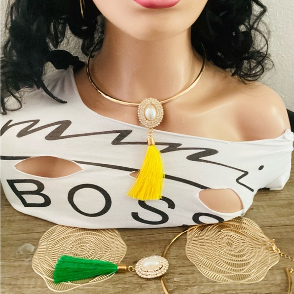 ❤️❤️3pcs Beautiful choker necklace pearl pendant drop - Picture 12 of 12